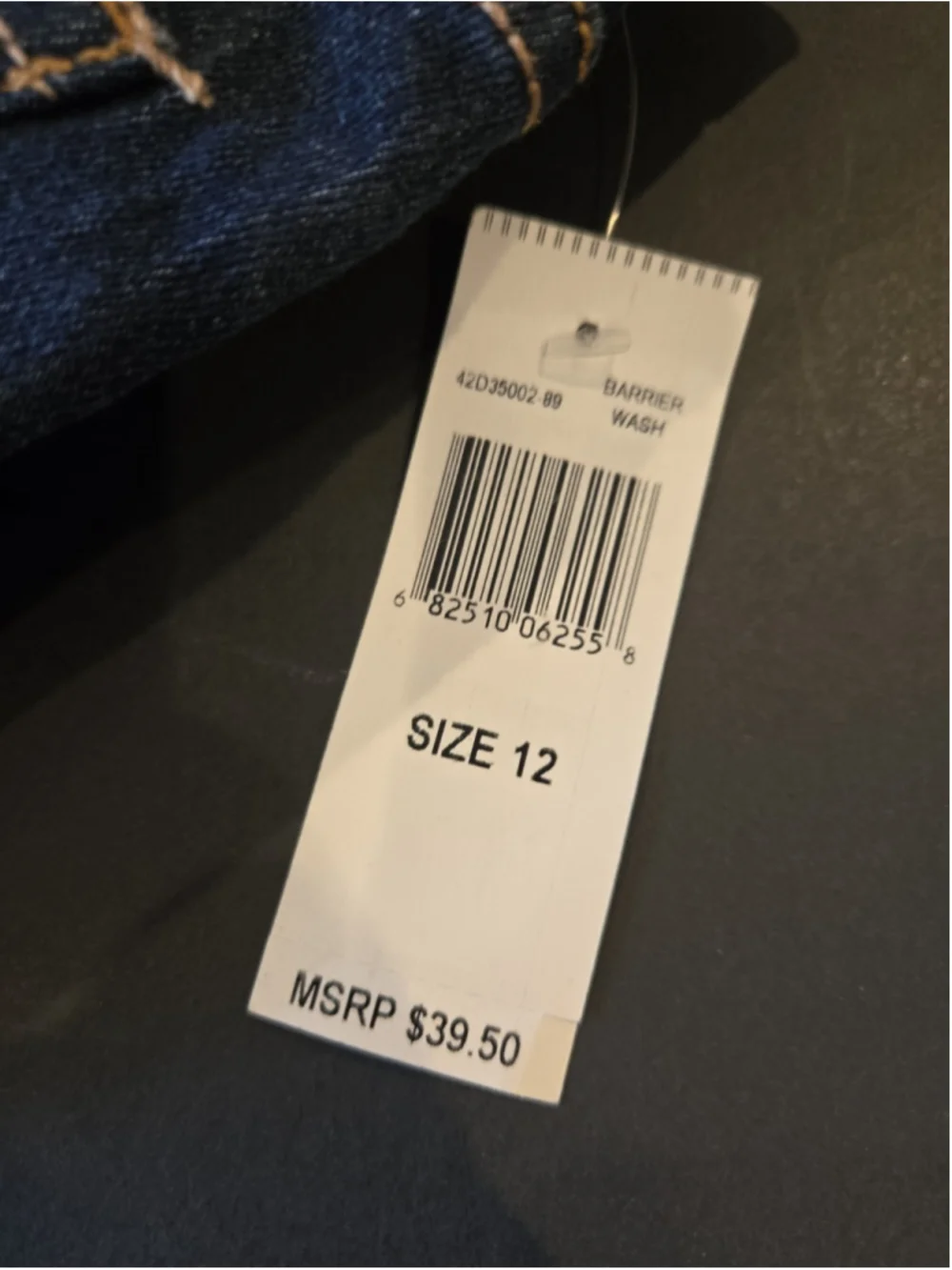 LUCKY BRAND Girls Blue Denim Zoe Skinny Slim Fit Jeans Size 12 NWT (D-43)